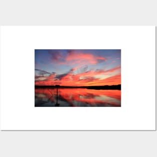 Beautiful Sunset Mobjack Bay Posters and Art